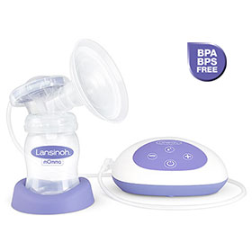 Lansinoh's Single Electric Breast Pump is BPA and BPS fre