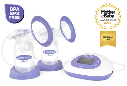 BPA and BPS free Lansinoh Double Electric Breast Pump