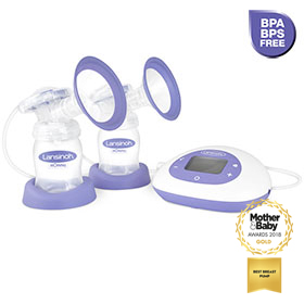BPA and BPS free Lansinoh Double Electric Breast Pump