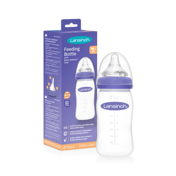 Lansinoh Dojčenská fľaša s NaturalWave® cumľom 160ml