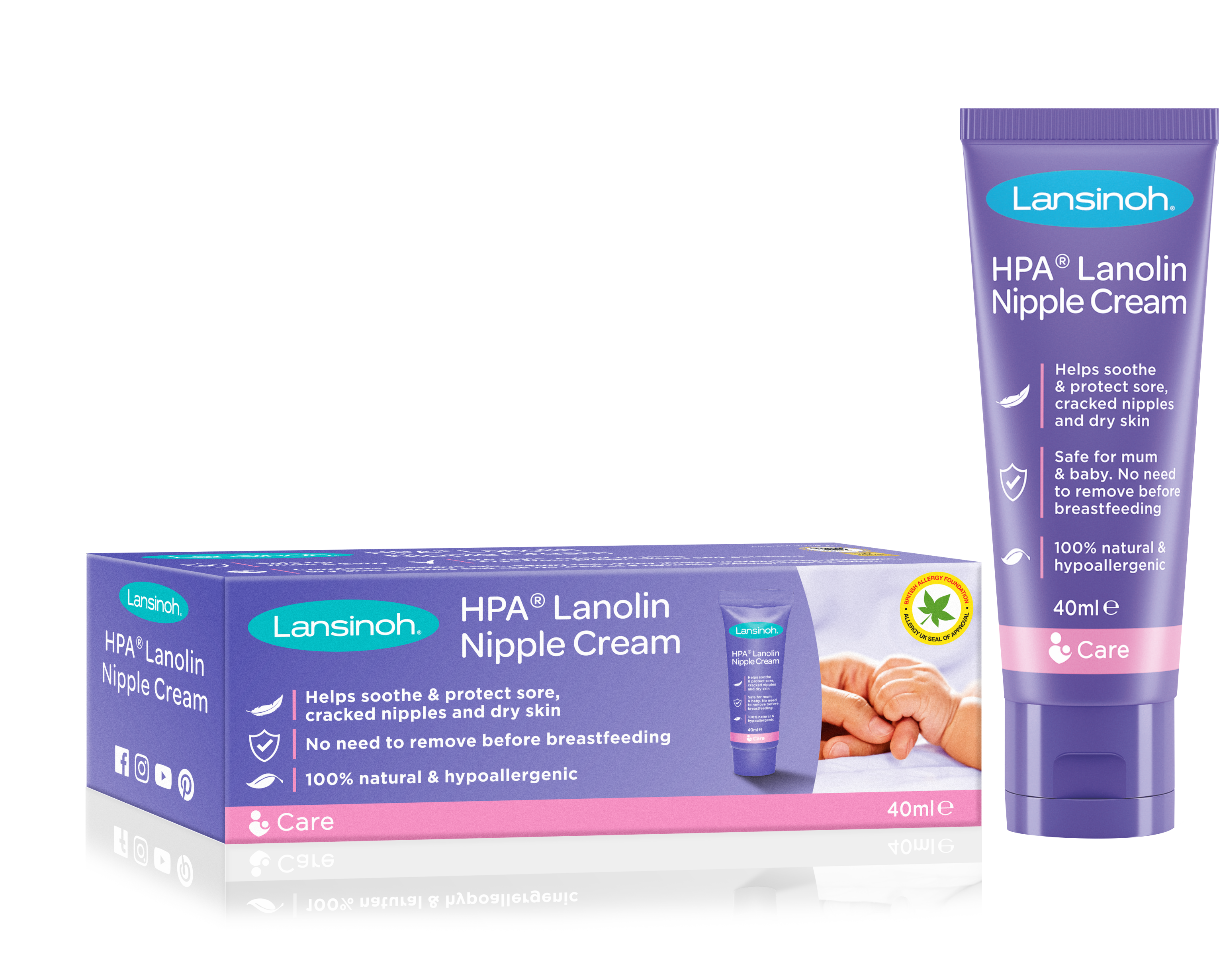 Lansinoh HPA® Lanolín na bolestivé bradavky