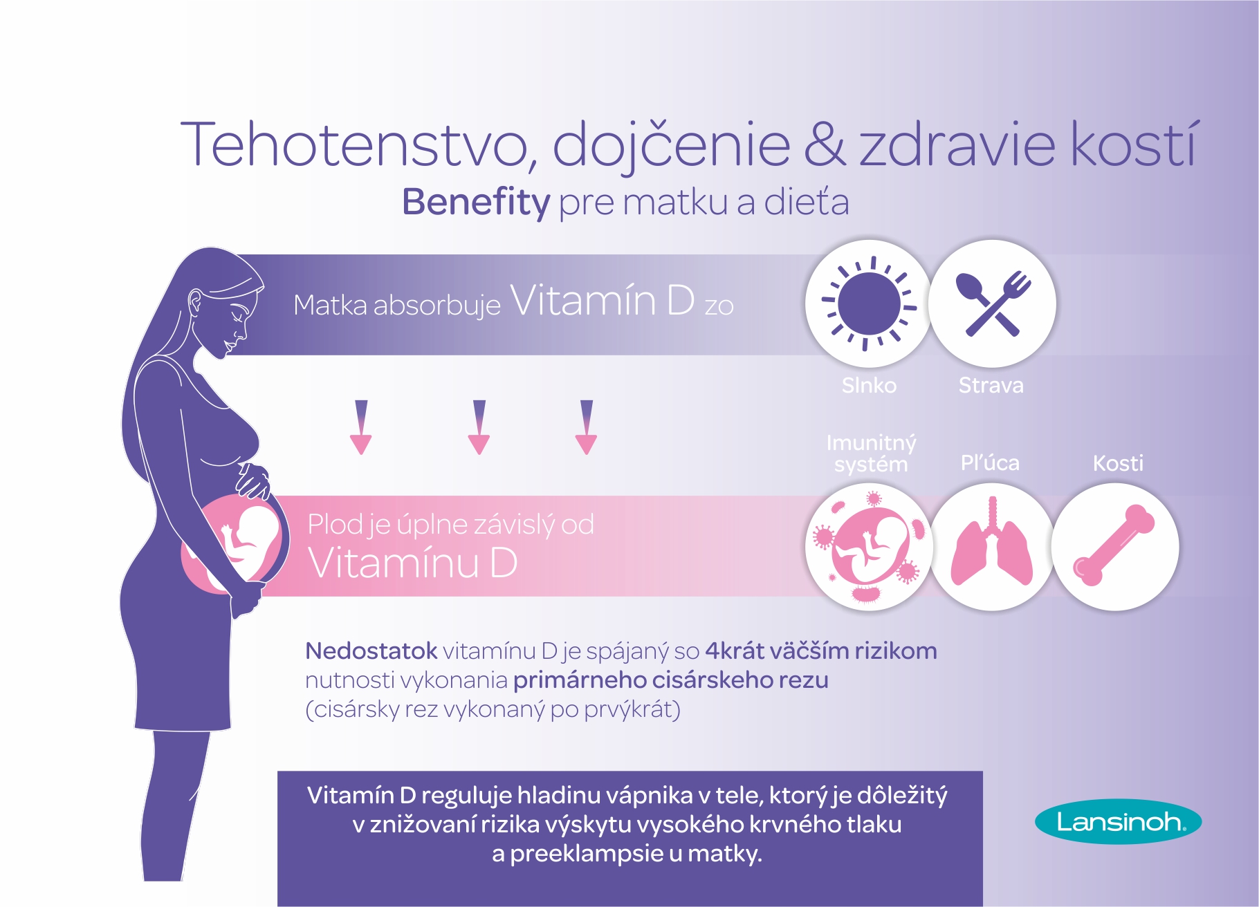 Vitamín D v tele tehotnej ženy