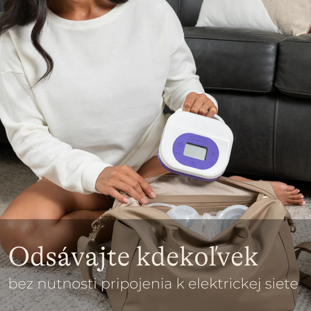 Lansinoh Nabíjateľná dvojitá elektrická odsávačka materského mlieka